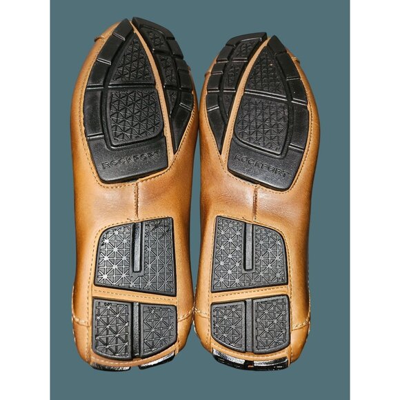 Rockport Cruise Venetian Leather  Slip On Loafers Men Size 9.5 Made in Brazil - Picture 4 of 11